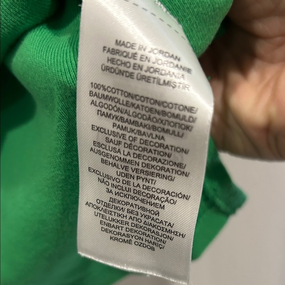 Lauren Ralph Lauren Vibrant Green Short Sleeve Top - Picture 4 of 4
